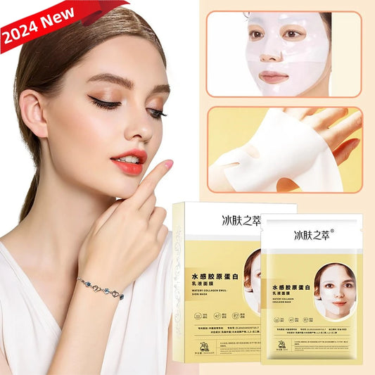 Bio-Collagen Real Deep Mask Facial Film Fades Dark Circles Eye Firming Lifting and Mask Lines Water-Soluble Bags Light Eye Mask