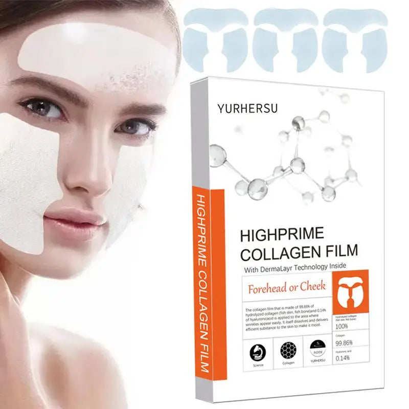 Soluble Collagen Mask Patch Moisturizing Firming Nourishing Masque Facial Mask Patch Facial Masque Forehead Cheek Patches