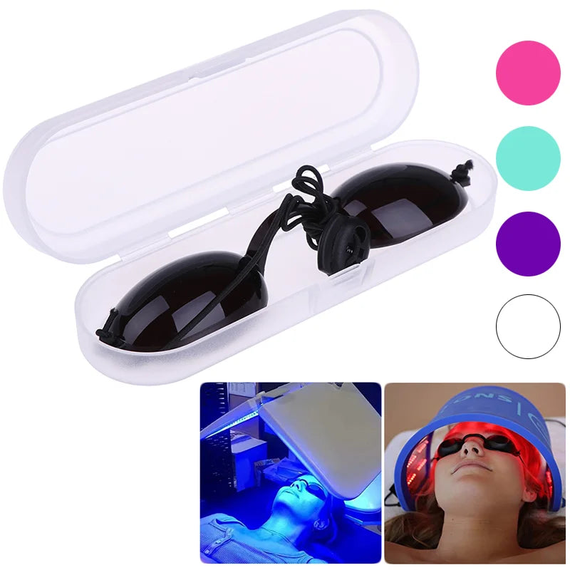 Protectve Eye Goggle for IPL Laser LED UV Lamp Treatment Flexible UV Eye Protection Sunbed Tanning Goggles Sunbathing Eyewear