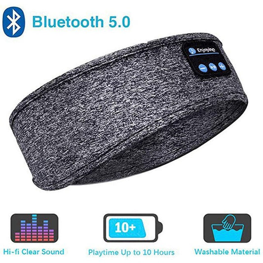 Bluetooth Wireless Headphones Sleep Eye Mask Headset Soft Elastic Comfortable Sports Headband Bluetooth Music Earphone