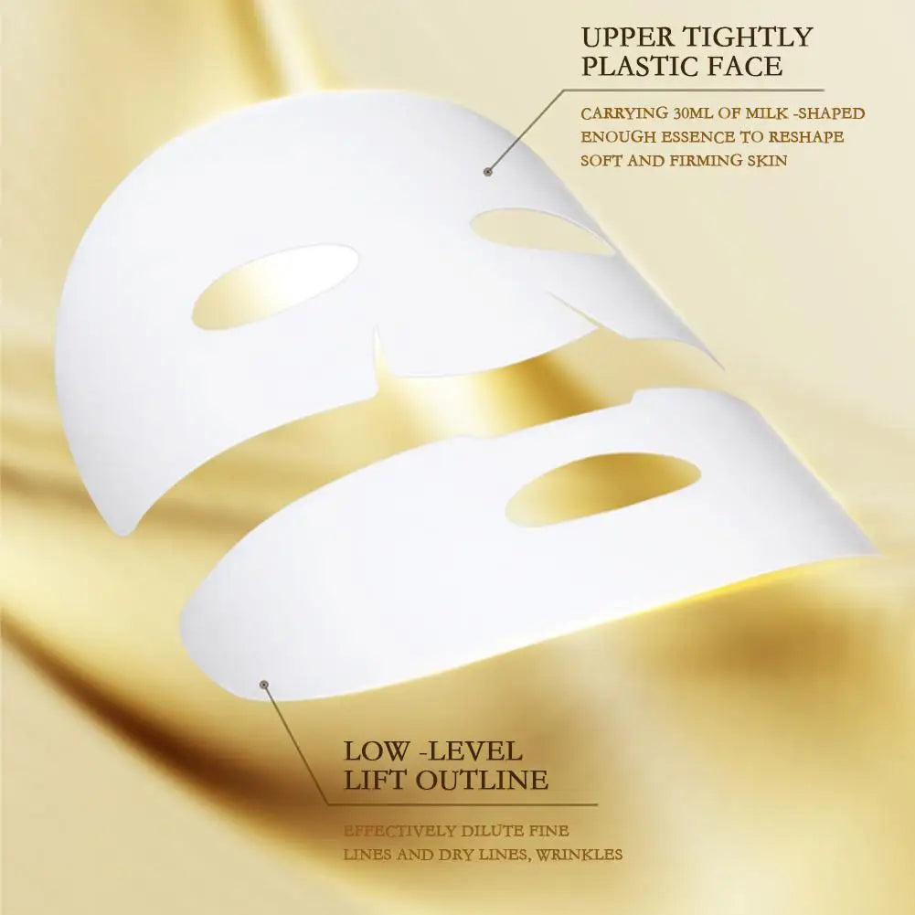 Bio-Collagen Real Deep Mask Facial Film Fades Dark Circles Eye Firming Lifting and Mask Lines Water-Soluble Bags Light Eye Mask