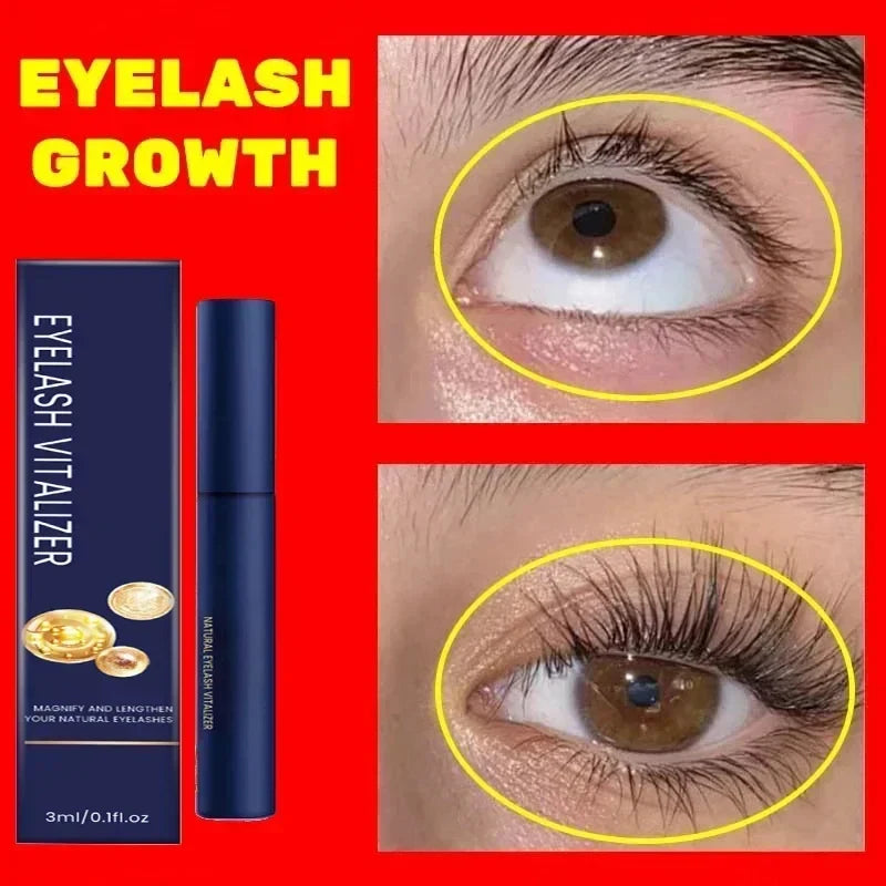 7 Days Fast Growth Essence Liquid Eyelash Extension Natural Enhancement Nourishing Curls Thicker Lashes Hair Curly Care Serum